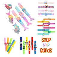✨💖 SNAP SNAP Band l Piak Watch l Kids Children Toys l Unicorn Spiderman Roblox Baby Shark Pokemon Pi