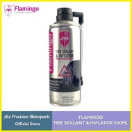 ♞,♘ FLAMINGO TIRE SEALANT &amp; INFLATOR 450ML