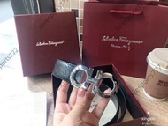 Ferragamo 菲拉格慕壓花皮帶