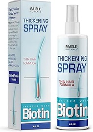 Biotin Hair Thickening Serum for Hair Growth and Volume - DHT Blocker for Hair Loss Prevention and F