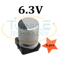 Capacitor 6.3V SMD Cap Aluminium Electrolytic Capacitor 6.3V 470uf
