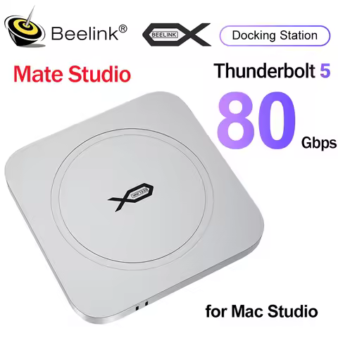 Beelink EX Mate Studio A Docking Station Thunderbolt5 SSD Enclosure for Mac Studio All MINI PC Deskt