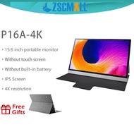 ZSCMALL Metal body Ultra-light and ultra-thin 4k Touch Screen portable lcd hd monitor 15.6 usb type c hdmi for laptop,phone,xbox,switch and ps4 portable lcd gaming monitor