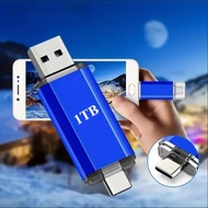 External Hard Drive 1TB Type-C 2 in 1 OTG USB 2.0 USB C Flash Drive Dual Interface USB C Mobile Memo
