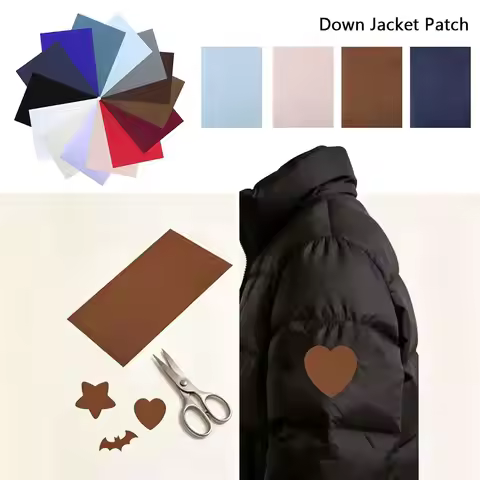 15x20cm Down Jacket Patch Multi Color Seamless Self-Adhesive Patch Thermoadhesive Self-Adhesive Repa