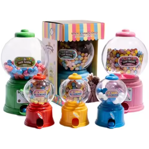 Children Candy Machine Candies and Sweets Piggy Bank for Kids Candy Dispenser Boys Girls Gumball Mac
