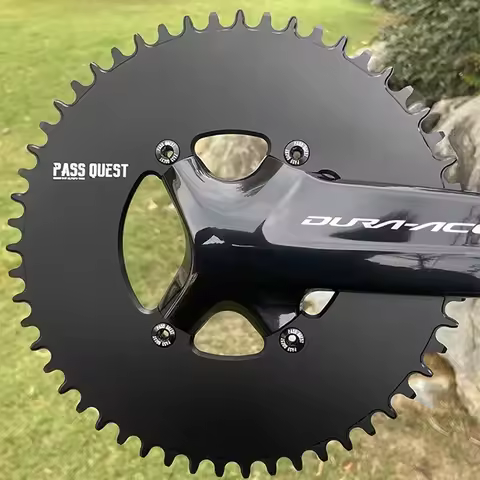 PASS QUEST Chainring 110 BCD Round for Shimano 105 R7000 R8000 R9100 36 40T 44T 46T 48T 50T 52T 54 5