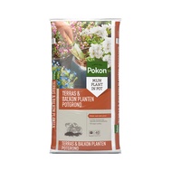 [BUNDLE &amp; SAVE] Pokon Terrace &amp; Balcony Plants Potting Soil 40L [PRODUCT OF HOLLAND]