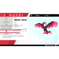 Pokemon Sword & Shield - 6IV MOLTRES