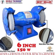 MESIN Bench Grinder 6 Inch Bench Grinder Cheap Stone Polishing Sharpening Machine