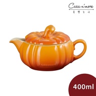 Le Creuset Halloween Series Pumpkin Shape Sauce Cup 400ml Coral Orange Pot