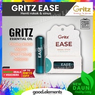 GRITZ Ease Nasal Stick Essential Oil Aromatherapy Inhaler Stop Smoking Henti Rokok Sinus