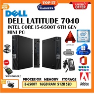 DELL / HP /  MINI PC / 7060 / 7040 / 7090 / 3060 / 705 G4 / 800 G1 / 800 G2 - INTEL CORE I5 - 8500T 