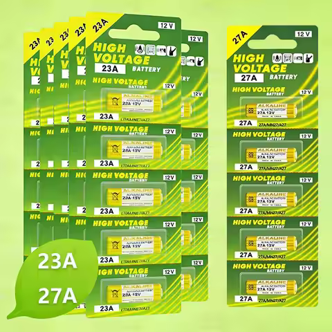 23A/27A 12V Alkaline Battery 23GA A23S E23A G27A MN27 MS27 GP27A For Doorbell Remote Control Electri