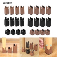 [Vaveren] 4Pack Chair Leg  Table Leg Extenders Support 600lbs Bed Riser Diameter 0.39-1.57" Chair  F