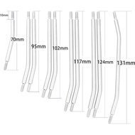 10Pcs Stainless Steel Steering Pull Rod Link Linkage Set Compatible with Axial SCX10 90046 90047 1/1