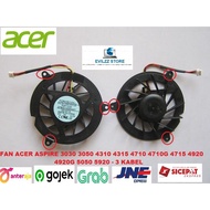 Fan LAPTOP ASPIRE 3030 3050 4310 4315 4710G 4710G 4920G 5050 5920 3 Cable PIN