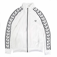 The Zourney Fred Perry Unisex Tracktop Jacket - Black, Comfortable to Wear, Thick Material