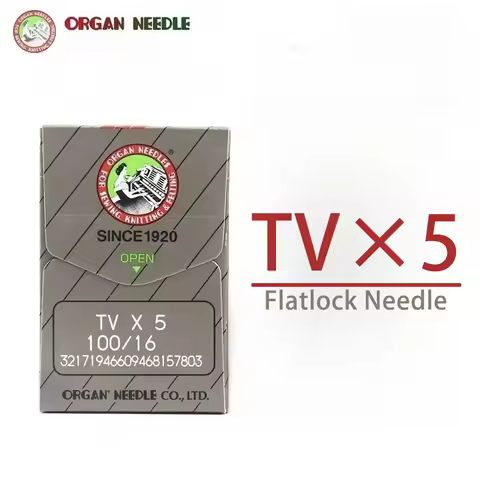 TVX5 ORGAN Sewing Machine Needles For Industrial Japan Sewing Accessories TV*5 149X51 62X45 JUKI BRO