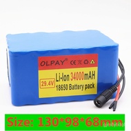 18650Lithium ion battery pack24V34.0AhElectric Bicycle Power Car Lithium Ion Battery Pack BeltBMS