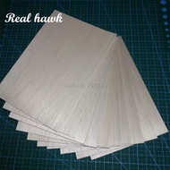 10pcs/lot 200x100x0.75/1/1.5/2/2.5/3/4/5mm AAA+ Model Balsa wood sheets for DIY RC model wooden plan