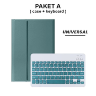 ADVAN TAB SKETSA 2 10.1 INCH FLIP COVER CASE KEYBOARD WIRELESS BLUETOOTH SMART CASING MAGNETIC