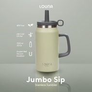 Louna LO303 Jumbo SIP 50oz Stainless Steel Tumbler with Straw Lid Tumbler Tahan Sejuk