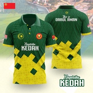 KEDAH Sublimation T-Shirt Microfiber Jersey Ready Stock