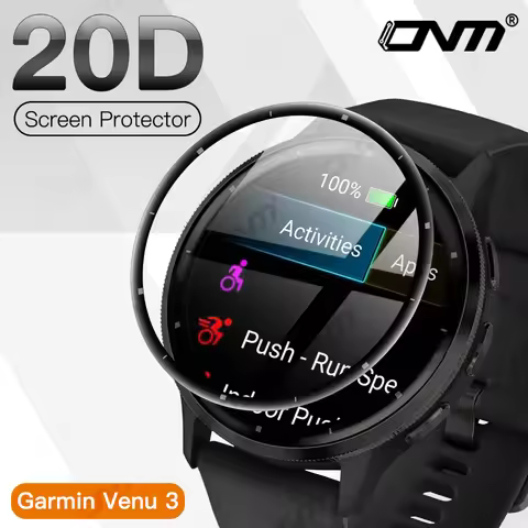 20D Screen Protector for Garmin Venu 3 3S Flexible Soft Protective Film for Garmin Venu 3 Full Cover