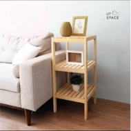 3 tier nightstand / 3 tier Wooden shelf / multi-purpose shelf