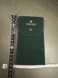 ROLEX 綠色絨面錶袋