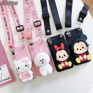 3D Hello kitty Zipper Bag Casing Vivo Y11 Y17 Y3 Y12 Y15 V21 V21E 1906 1901 1820 1920 1819 1812 1606