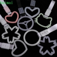HUIMAI Rear Bumper Warning Ring, Handle Charm Tow Strap Drift Charm Strap, Portable JDM Cherry Bloss
