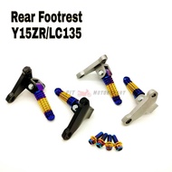 Yamaha Rear Footrest Bracket Y15ZR LC135 V1-V7 Ego Screw Spanar TITANIUM Rainbow KingDrag Accessorie