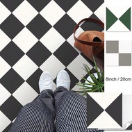 10/20/40pcs 8 X 8 Inch Self-Adhesive Vinyl Floor Tiles, Waterproof Material, DIY Flooring For Bathro