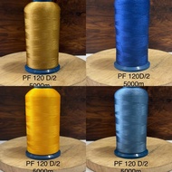 Polyester embroidery thread 5000m PF 120 D/2