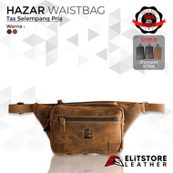 Tas Selempang Pria Reven Hazar Waistbag Kulit Asli