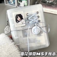 Snowflake Strap M5 Planner Loose-Leaf Detachable DIY Niche Student Portable Notebook