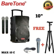 Speaker Portable Bluetooth Baretone MAX 10C
