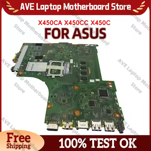 X450CA Laptop Motherboard For ASUS VivoBook X450CL X452C X450C X450CC X450CP Y481C K450C A450C Mainb