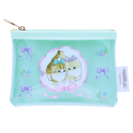 Mofusand貓貓蝴蝶結款透明小袋 散銀包  萬用袋