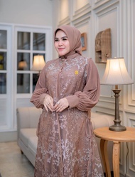 AMARA SERIES GAMIS OUTHER LEPAS PASANG FREE KERUDUNG BAHAN CERUTY BABYDOLL DI PRISKET MIX TILE SAPTO