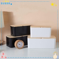 SUSSG Wire Storage Box Household Products Plug For Data Line Socket Cable Tidy