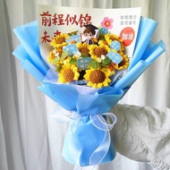 DANBIYIN | Handmade Sunflower Bouquet Graduation Gift 18th Birthday