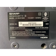 Model sharp 32”set backlight tv..