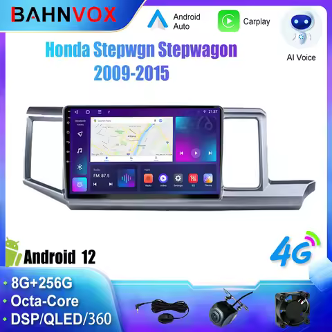 10.1'' Android 12.0 Car Radio for Honda Stepwgn Stepwagon 2009 2015 GPS Navigation Multimedia Player