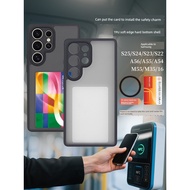 magsafe card holder card holder S24Ultra Phone Case with Card Holder A55 Magnetic Frosted with Built
