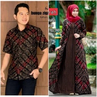 Batik Couple Gamis Wanita Modern Baju Gamis Kombinasi Terbaru Muslim