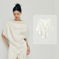 จากแสงสไตล์จีนต้นฉบับฤดูร้อนผ้าไหมซาตินคอเรือแขนสั้นพร้อมกางเกงตรง Homewear ชุดสําหรับสตรี