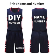 Retro Basketball Jersey Custom Men Basketball Uniform Sets Professional Throwback Jersey Breathable 